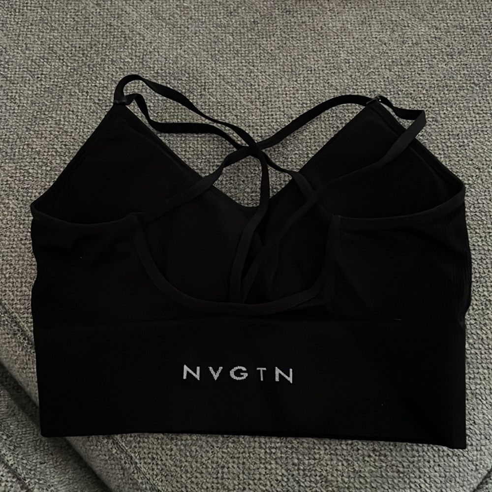 NVGTN sports top/bra BLACK